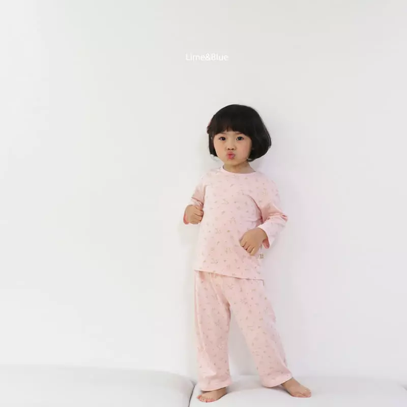 Lime & Blue - Korean Children Fashion - #minifashionista - Organic Autumn Floral Easywear - 7