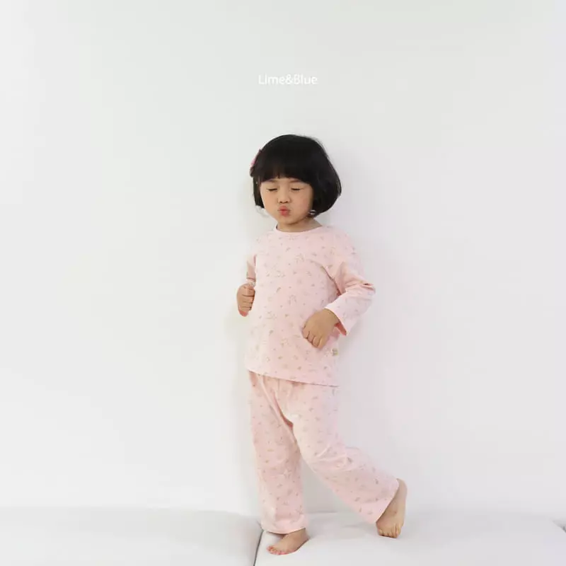 Lime & Blue - Korean Children Fashion - #prettylittlegirls - Organic Autumn Floral Easywear - 8