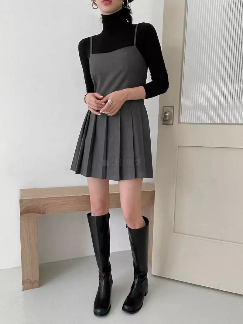 Lissom - Korean Women Fashion - #momslook - Arc One-piece - 3