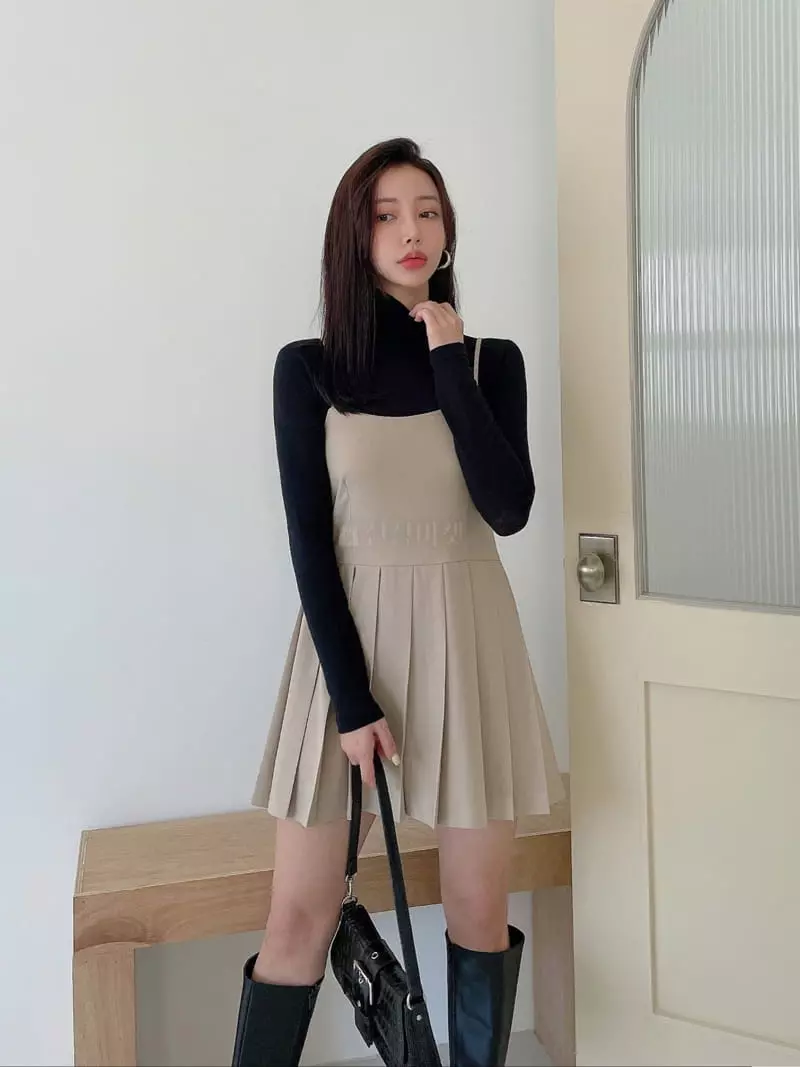 Lissom - Korean Women Fashion - #momslook - Arc One-piece - 5
