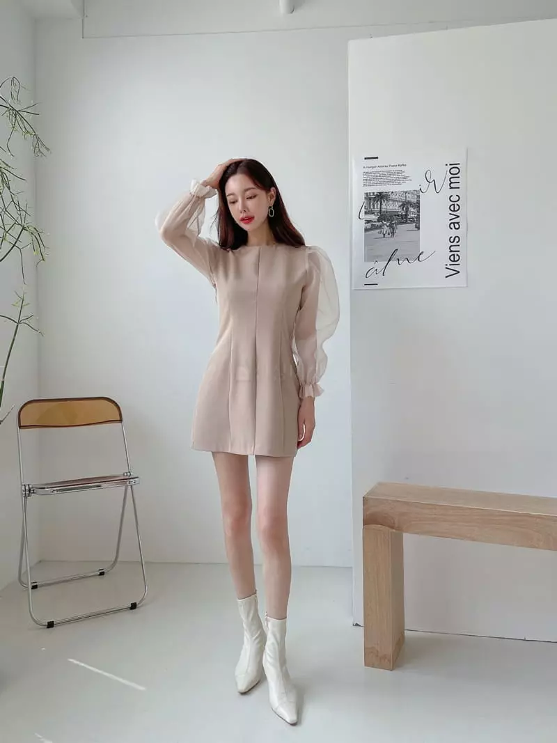 Lissom - Korean Women Fashion - #momslook - Milk One-piece - 5