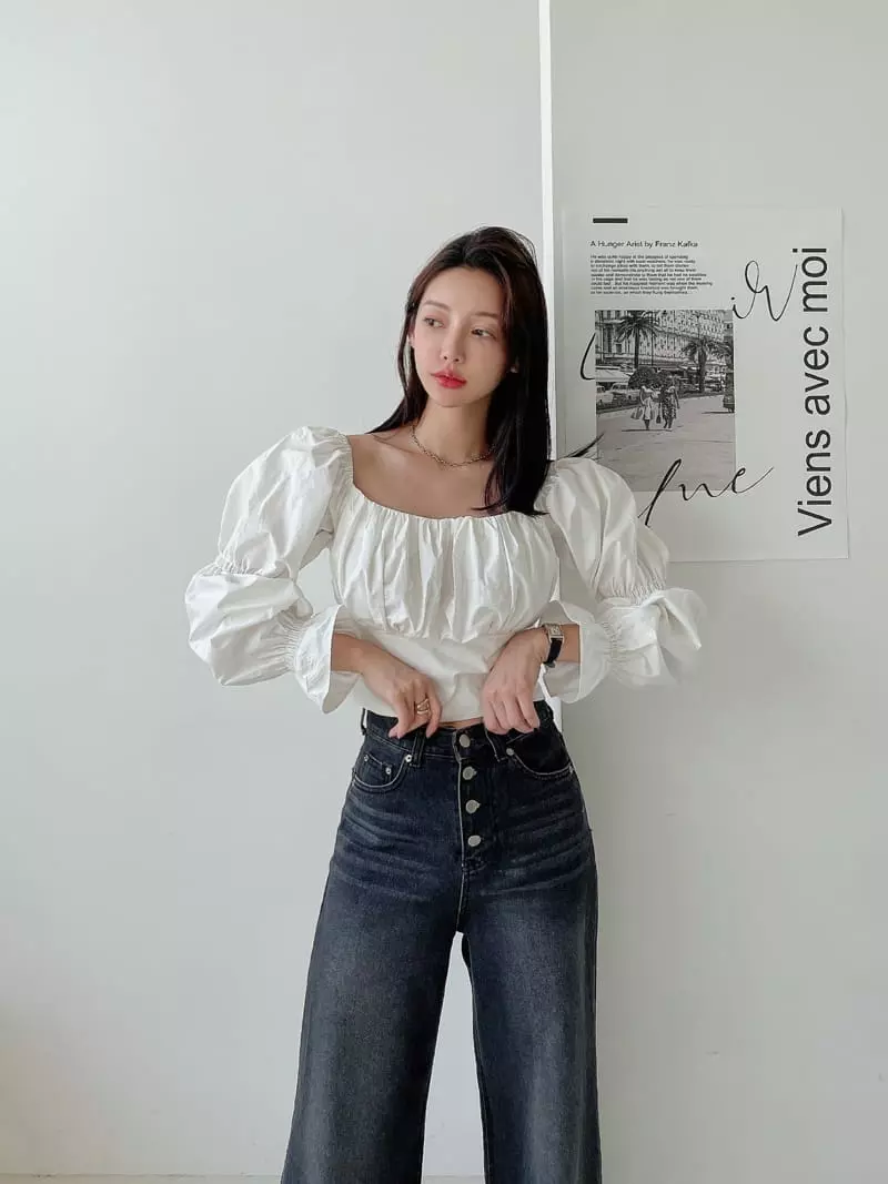 Lissom - Korean Women Fashion - #momslook - Moa Blouse