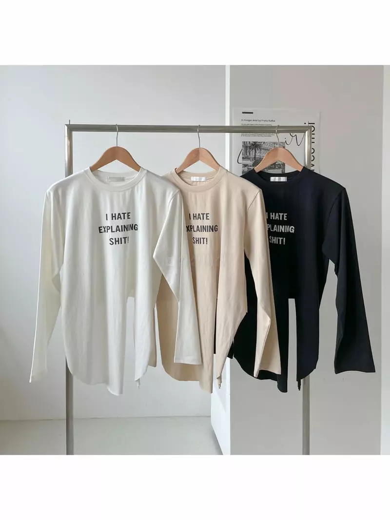 Lissom - Korean Women Fashion - #momslook - Ggomang Tee - 8