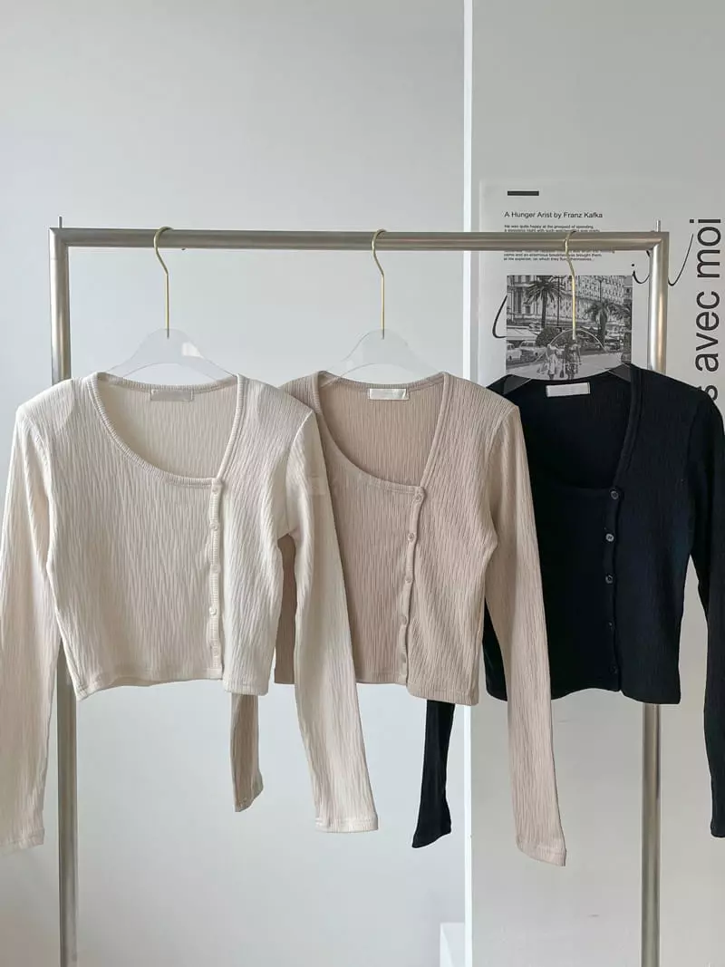 Lissom - Korean Women Fashion - #momslook - Unbal Cardigan - 9