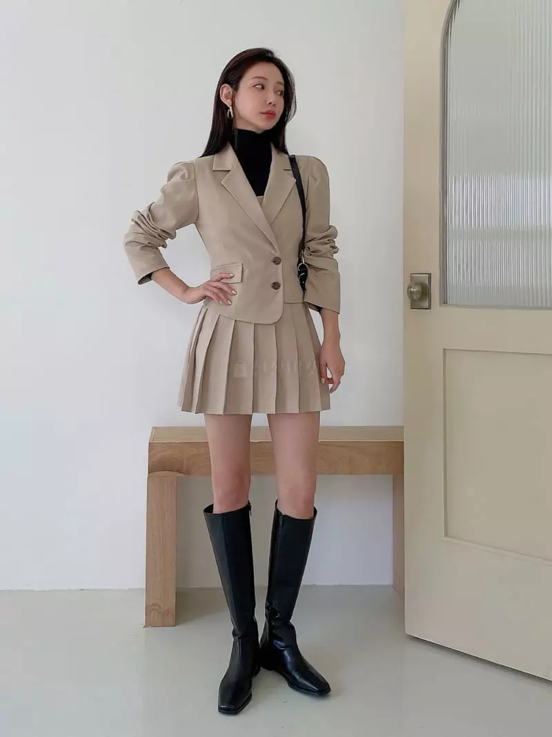 Lissom - Korean Women Fashion - #thelittlethings - Arc Jacket - 4