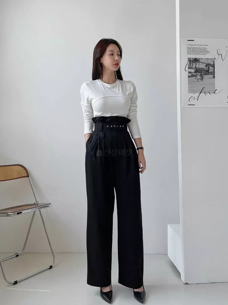 Lissom - Korean Women Fashion - #vintagekidsstyle - Tams Pants - 4