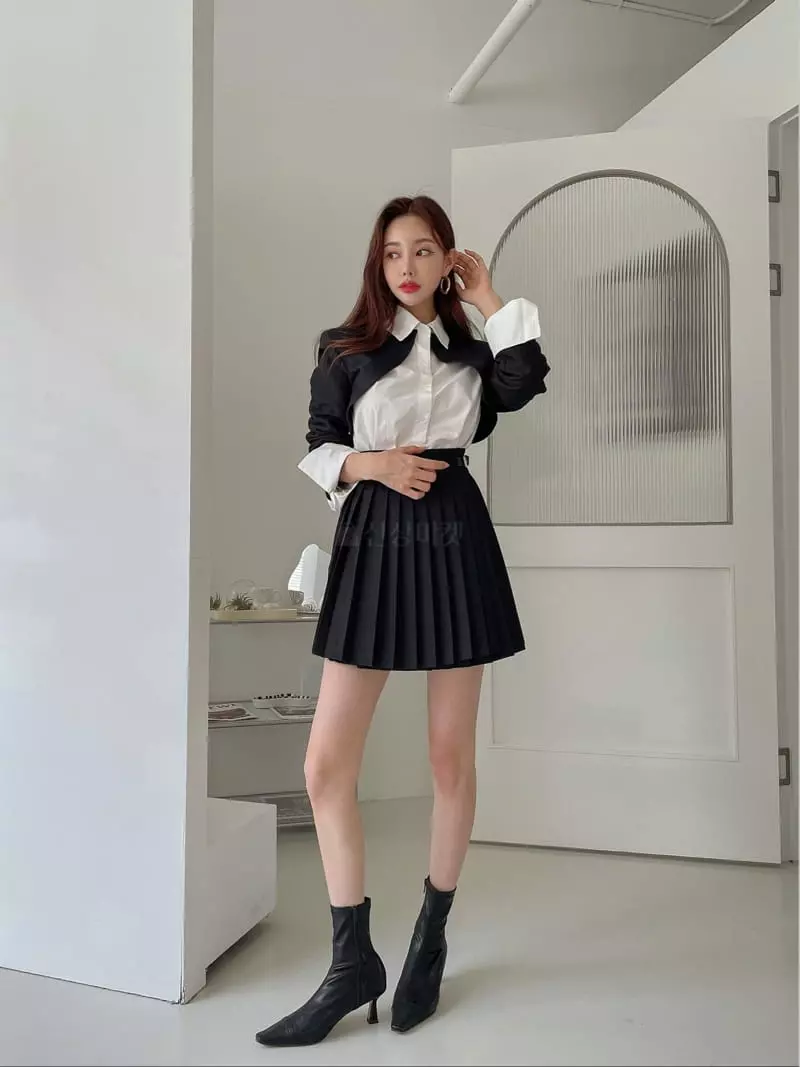 Lissom - Korean Women Fashion - #pursuepretty - Wrinkle Skirt - 2