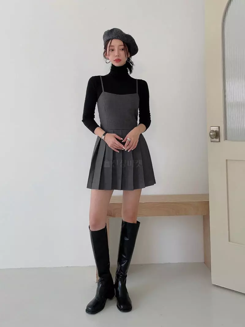 Lissom - Korean Women Fashion - #thatsdarling - Arc One-piece