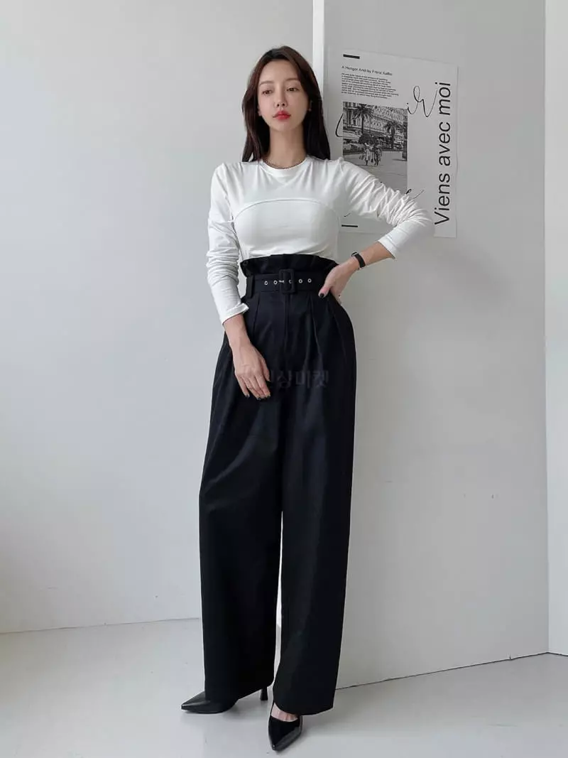 Lissom - Korean Women Fashion - #vintagekidsstyle - Tams Pants - 3