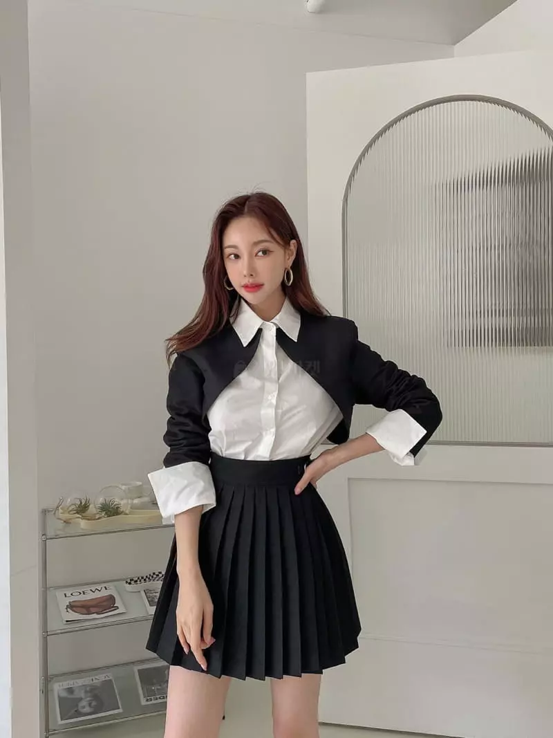 Lissom - Korean Women Fashion - #vintagekidsstyle - Wrinkle Skirt