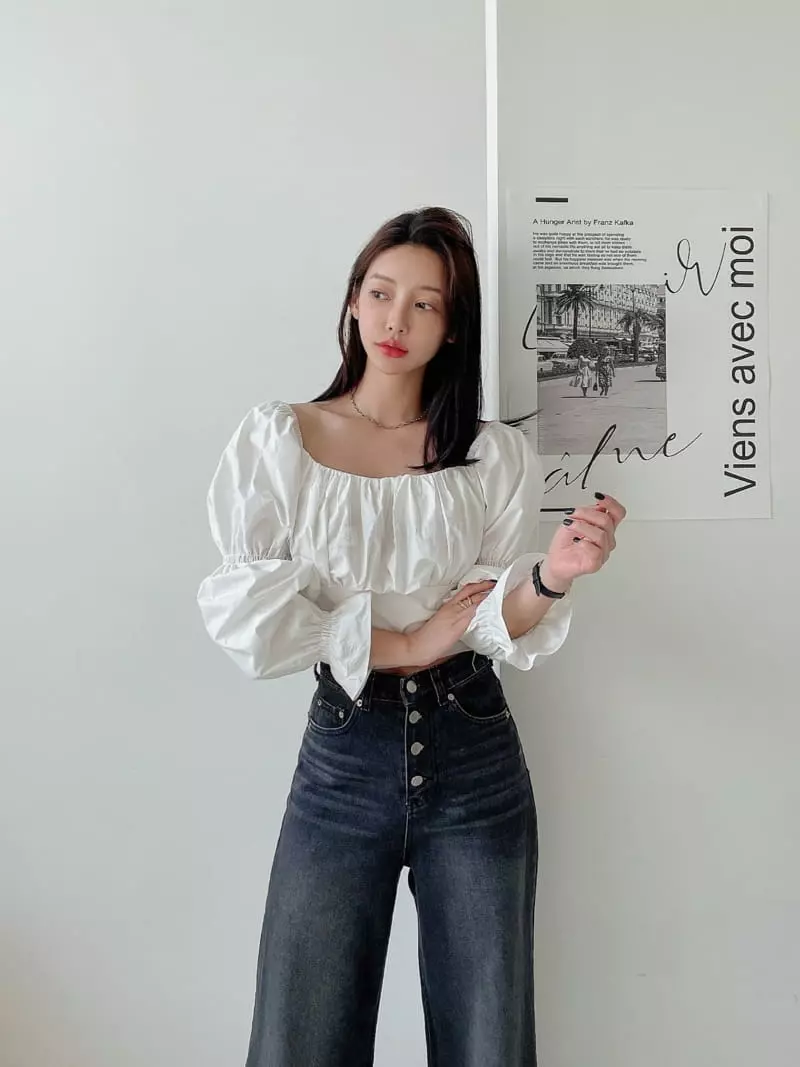 Lissom - Korean Women Fashion - #womensfashion - Moa Blouse - 2