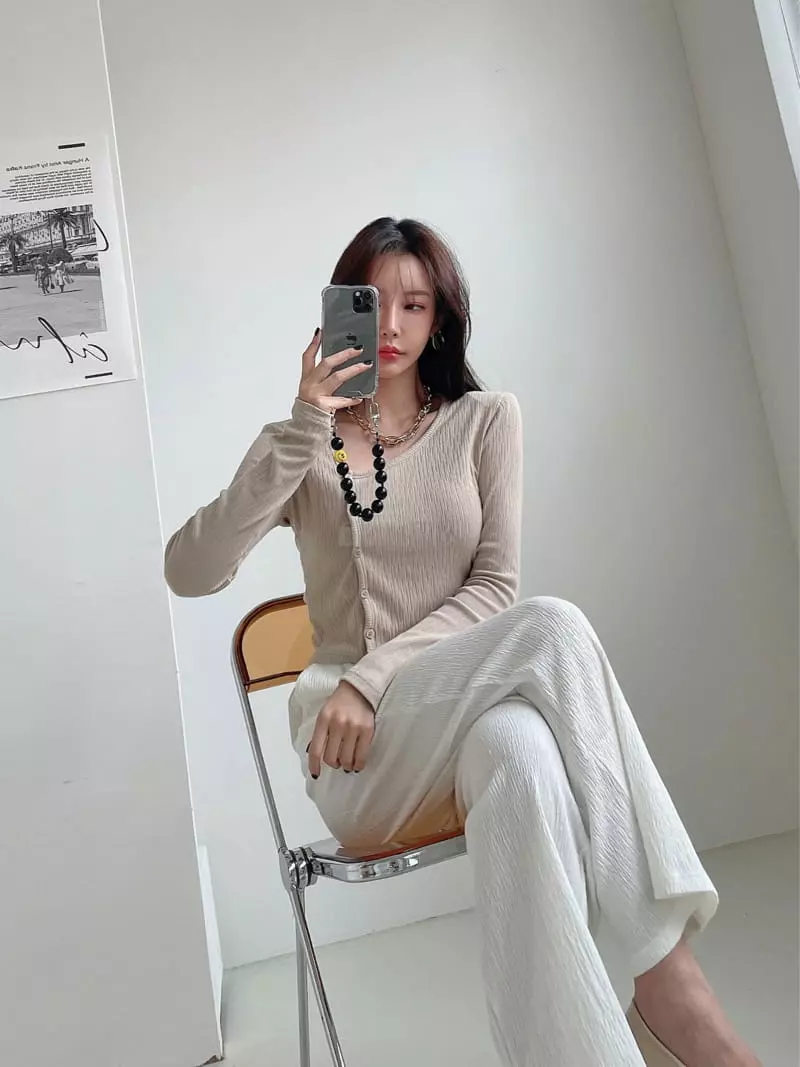 Lissom - Korean Women Fashion - #womensfashion - Unbal Cardigan - 6