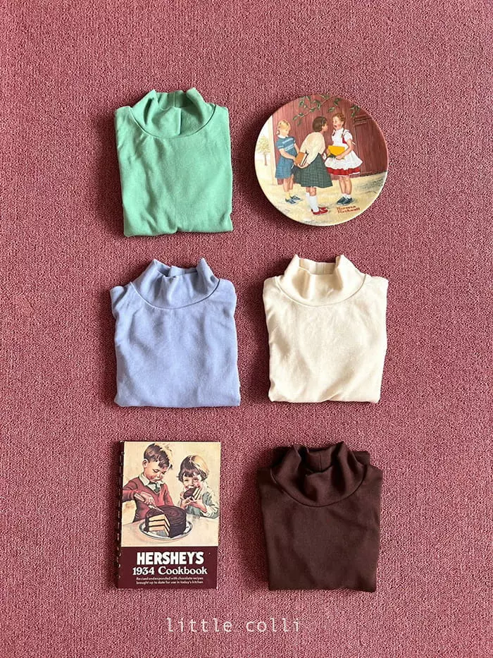 Little Colli - Korean Children Fashion - #childrensboutique - Macaroon Turtleneck
