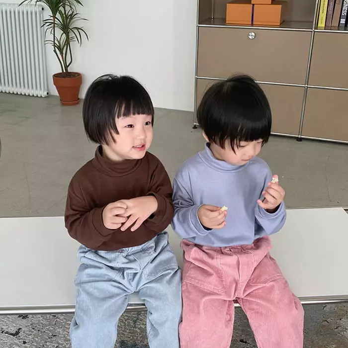 Little Colli - Korean Children Fashion - #littlefashionista - Macaroon Turtleneck - 9