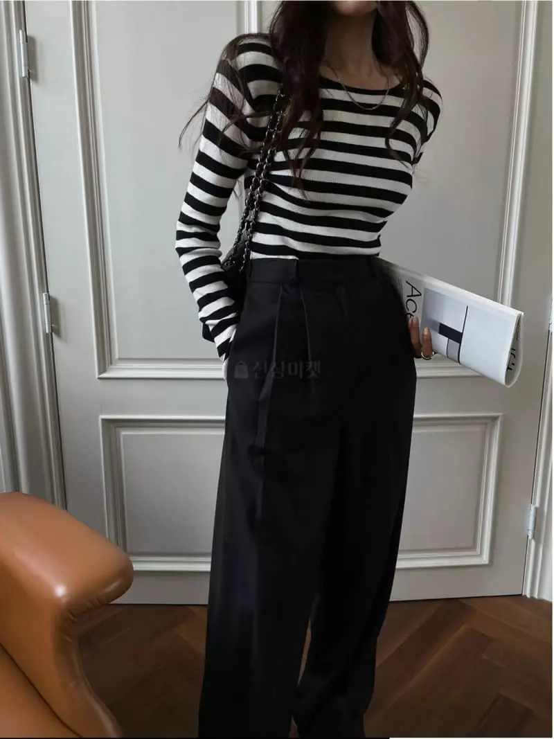Liveaid - Korean Women Fashion - #momslook - Flat Pants - 11
