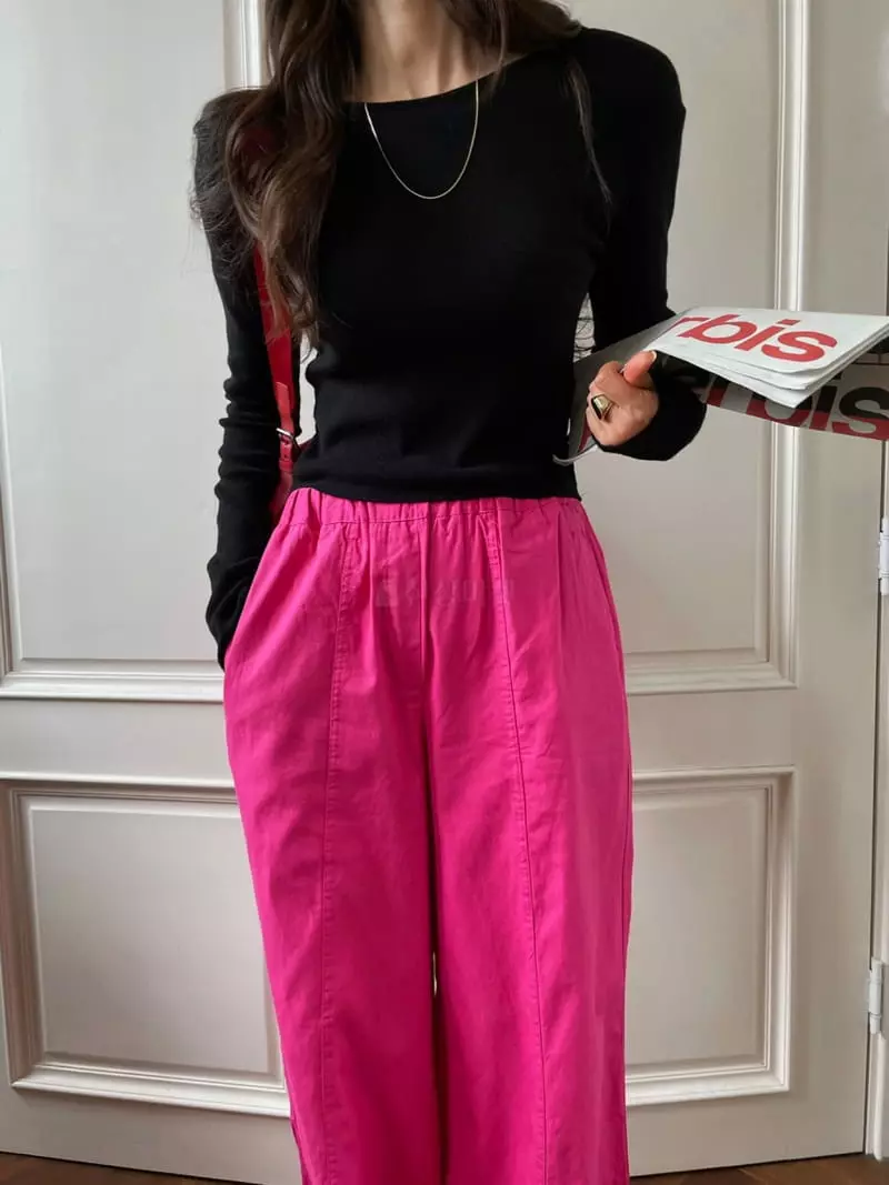 Liveaid - Korean Women Fashion - #momslook - Ford Pants