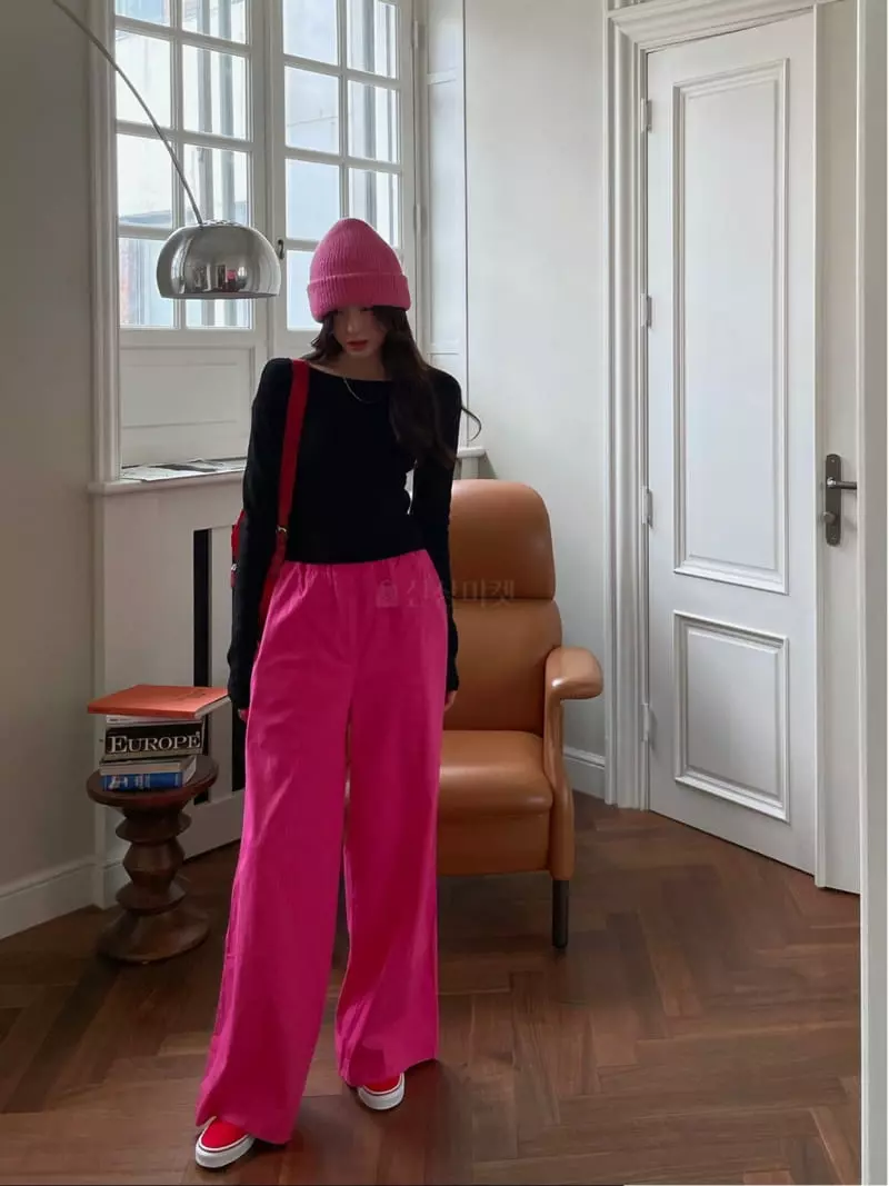 Liveaid - Korean Women Fashion - #momslook - Ford Pants - 3