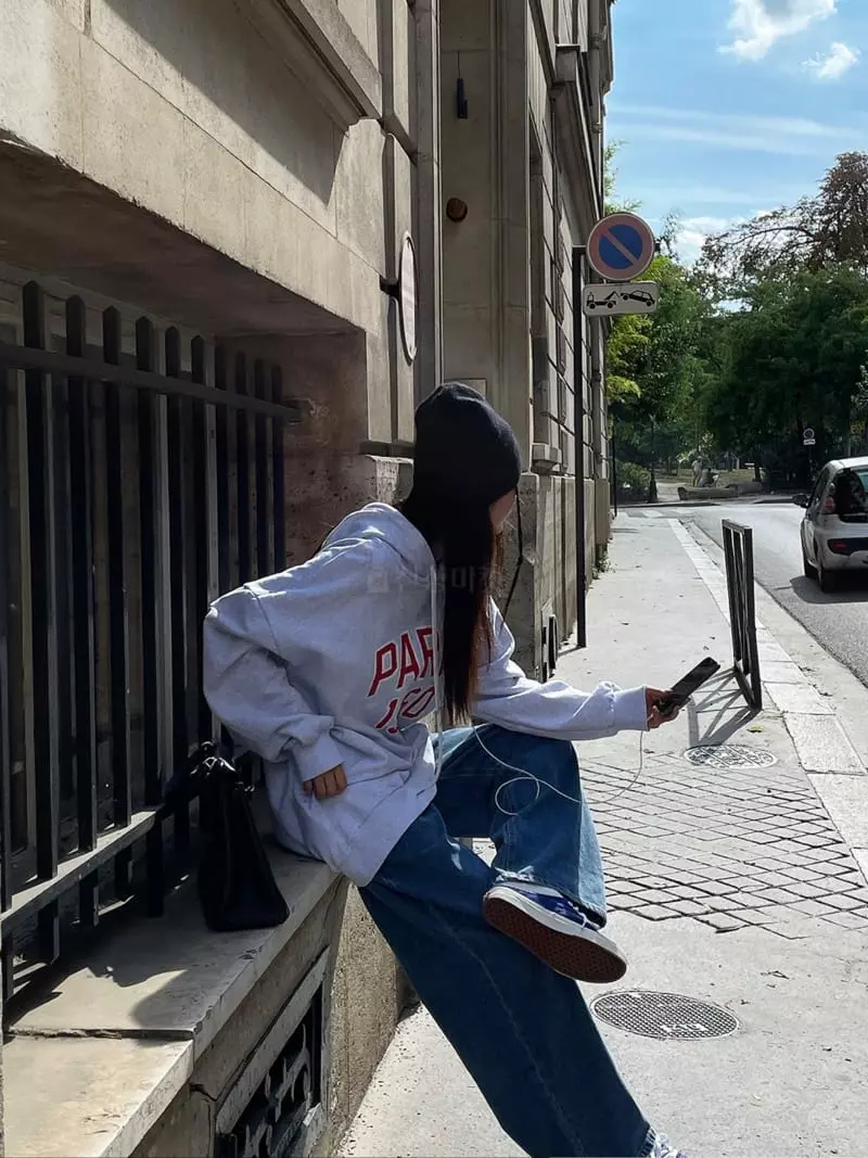 Liveaid - Korean Women Fashion - #momslook - Paris Hoody - 12