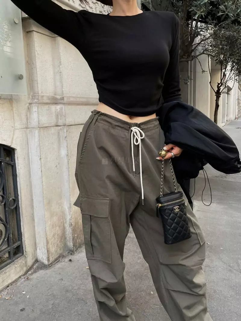 Liveaid - Korean Women Fashion - #momslook - Tera Rib Tee - 12