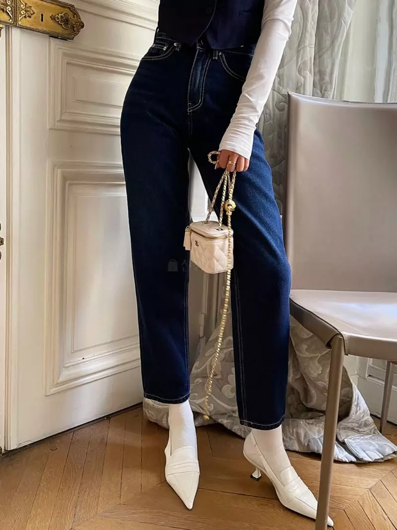 Liveaid - Korean Women Fashion - #momslook - Click Jeans - 5