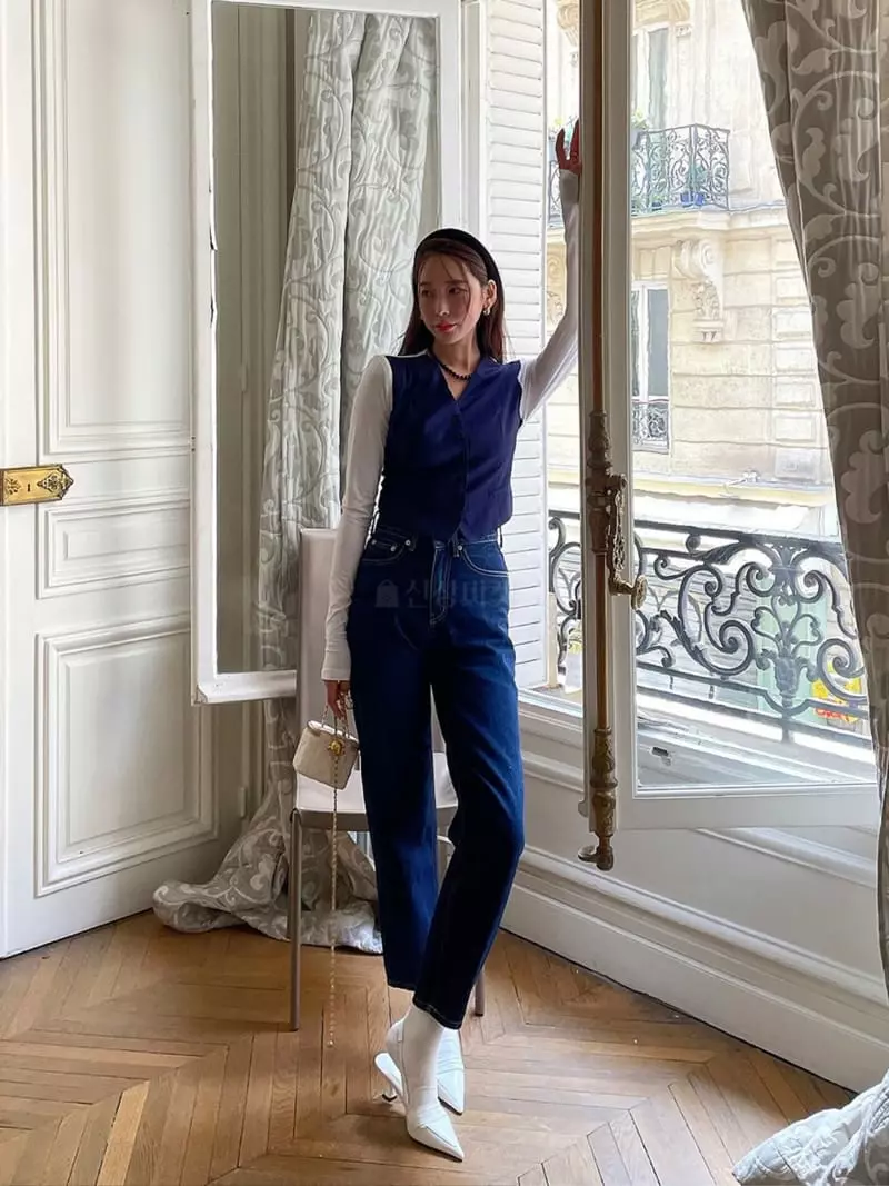 Liveaid - Korean Women Fashion - #momslook - Click Jeans - 7