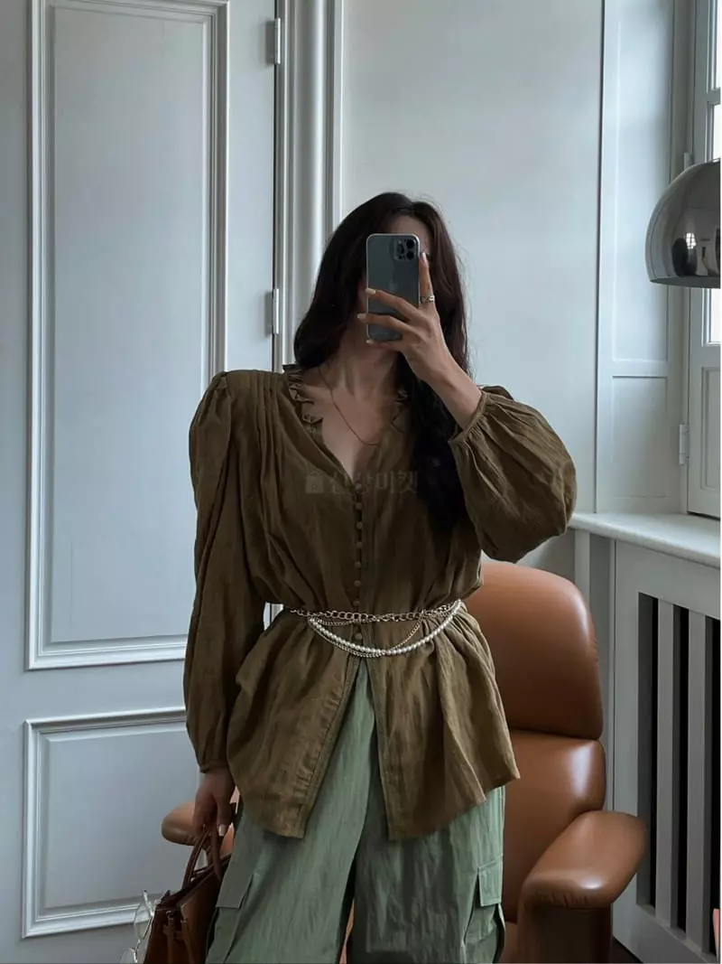 Liveaid - Korean Women Fashion - #momslook - Esabell Blouse - 11