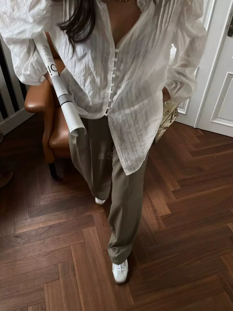 Liveaid - Korean Women Fashion - #momslook - Esabell Blouse - 3