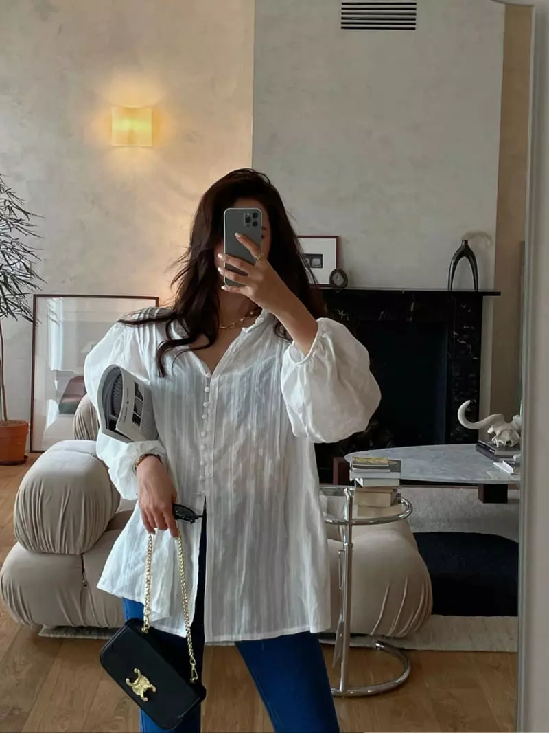 Liveaid - Korean Women Fashion - #momslook - Esabell Blouse - 5