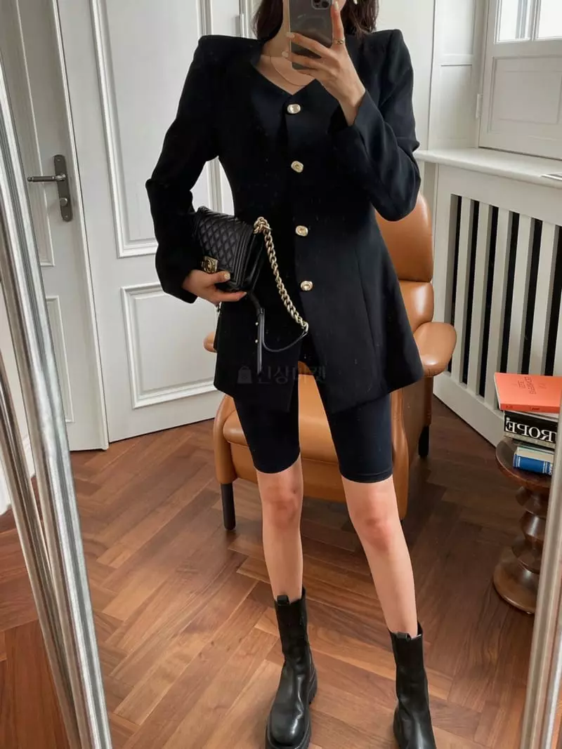 Liveaid - Korean Women Fashion - #momslook - Elle Jacket - 3