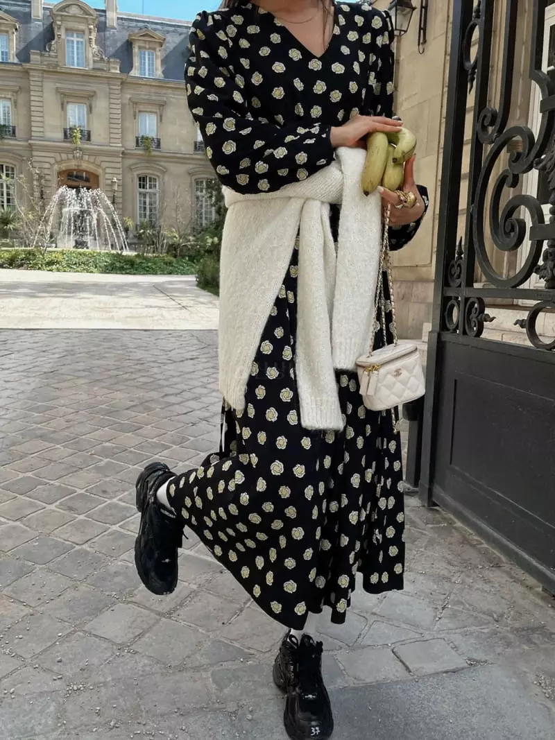 Liveaid - Korean Women Fashion - #momslook - Circle One-piece - 10