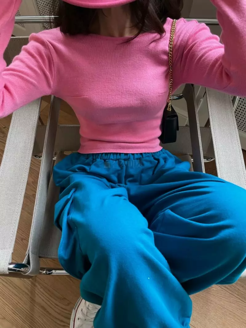 Liveaid - Korean Women Fashion - #momslook - Soft Knit Tee - 6