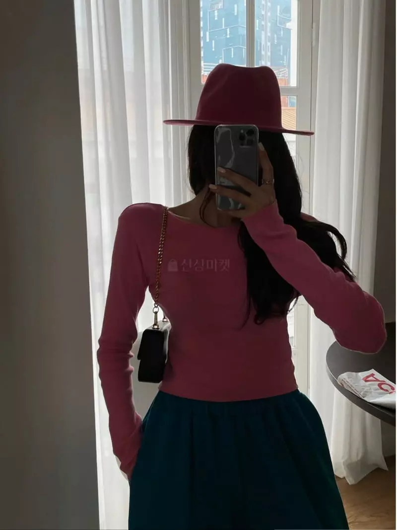Liveaid - Korean Women Fashion - #momslook - Soft Knit Tee - 7