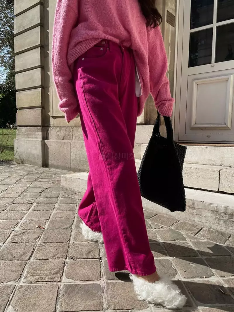Liveaid - Korean Women Fashion - #momslook - Bijo Dyeing Pants - 5