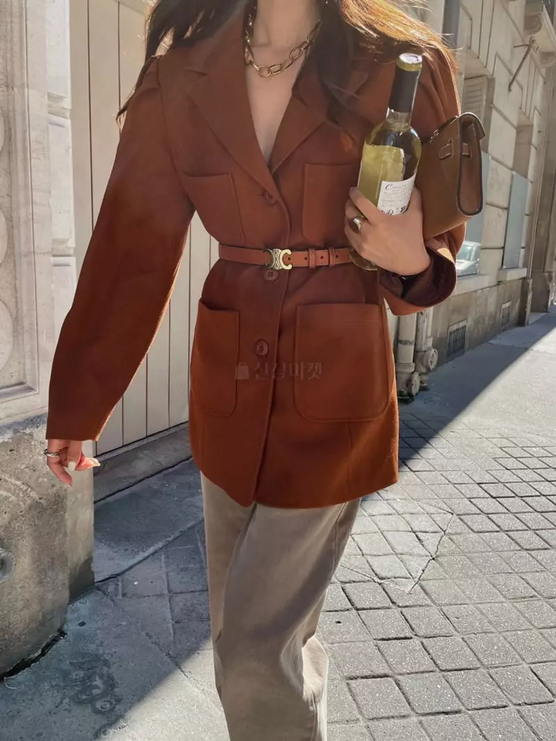 Liveaid - Korean Women Fashion - #momslook - Bread Jacket