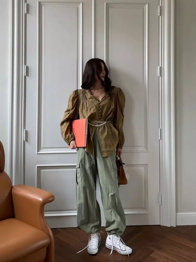 Liveaid - Korean Women Fashion - #momslook - Move Pocket Pants - 10