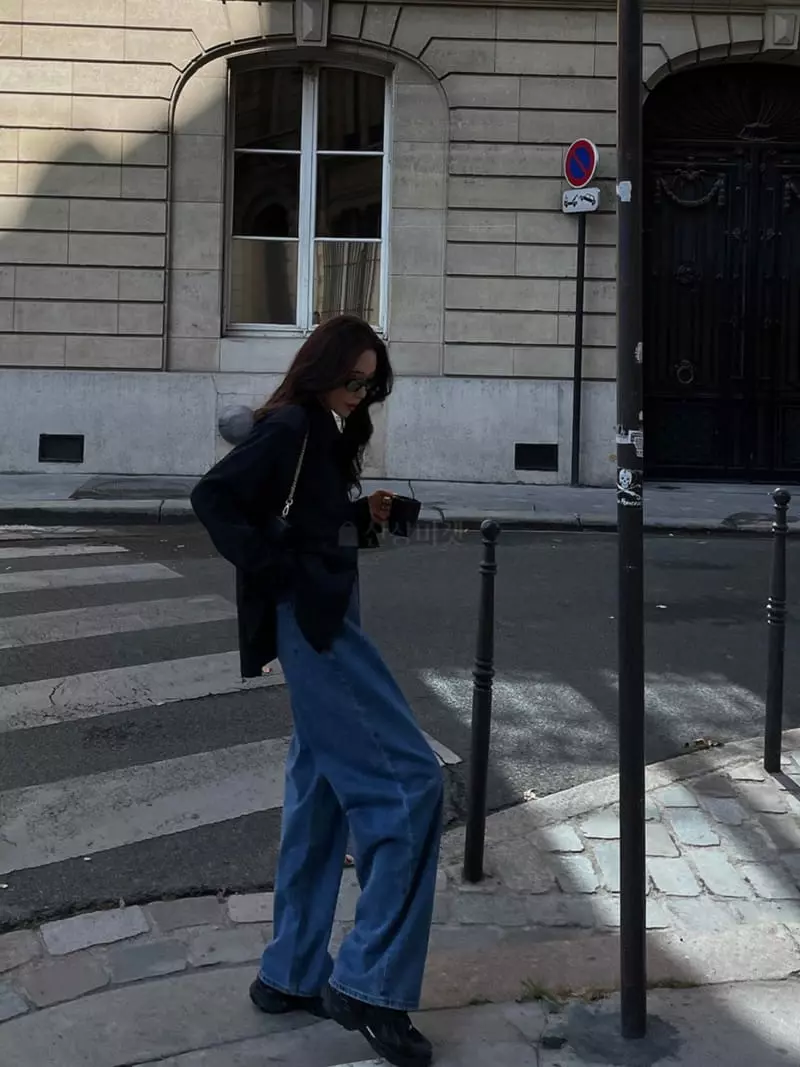 Liveaid - Korean Women Fashion - #momslook - Loose Jeans - 7