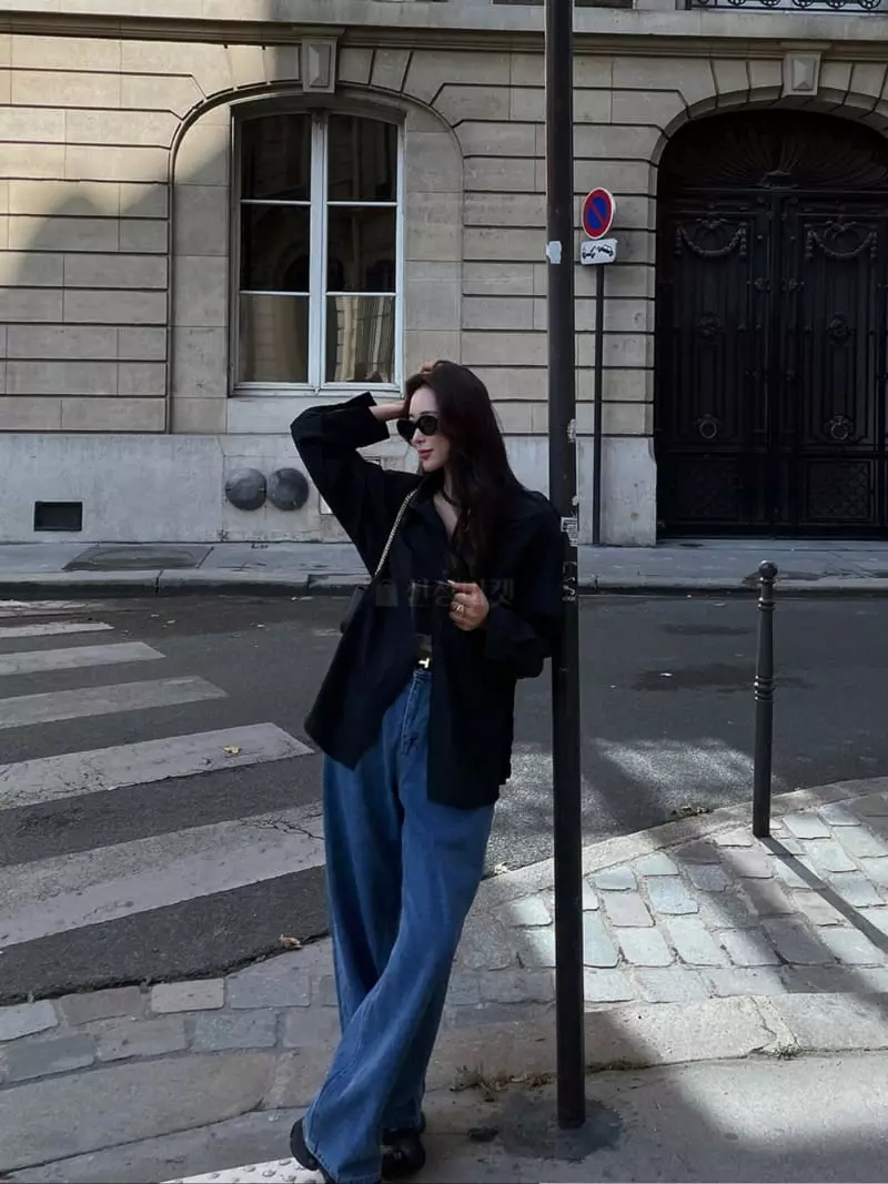 Liveaid - Korean Women Fashion - #momslook - Loose Jeans - 9