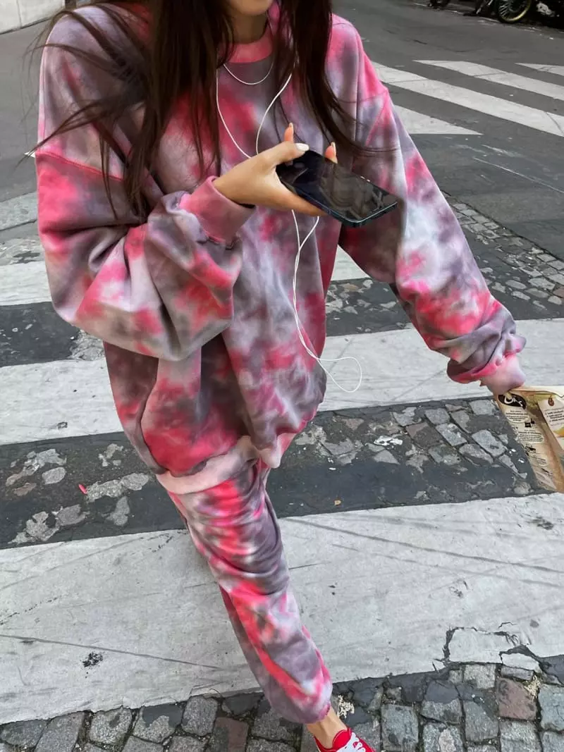 Liveaid - Korean Women Fashion - #momslook - Galaxy Sweatshirt - 6