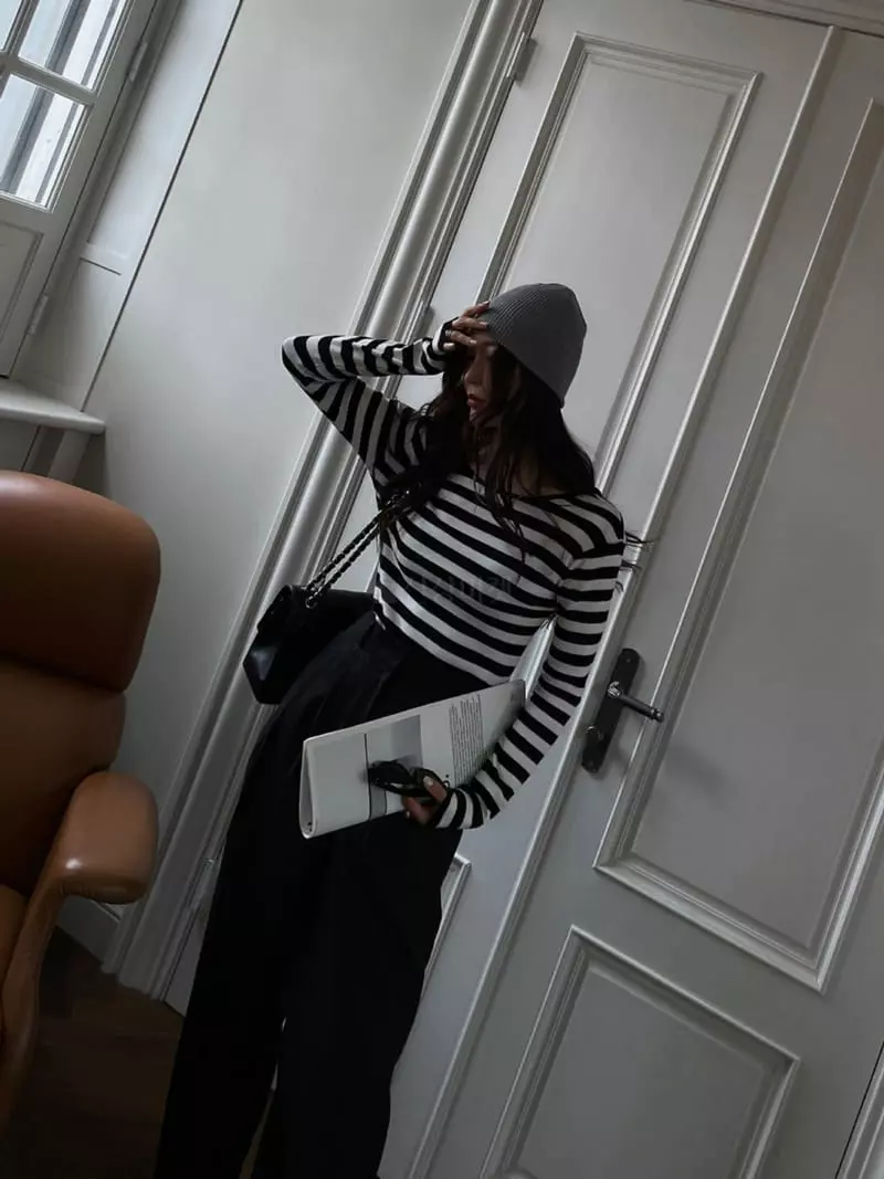 Liveaid - Korean Women Fashion - #pursuepretty - Soft Knit Tee - 12