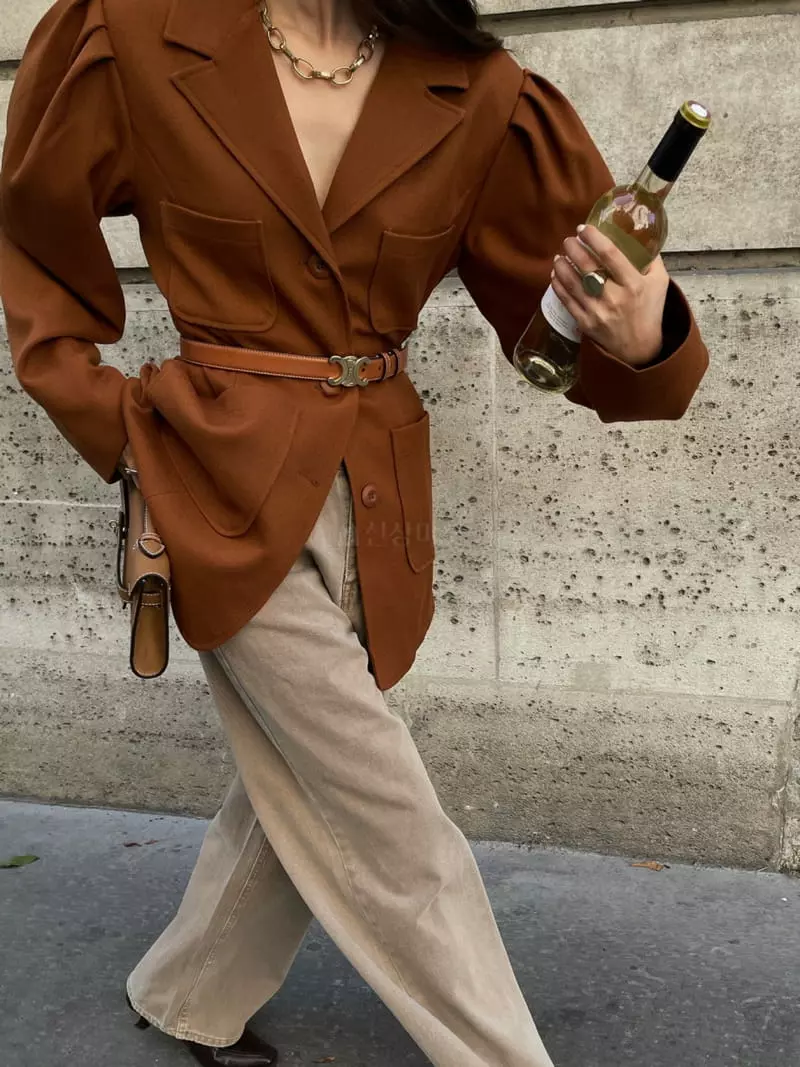 Liveaid - Korean Women Fashion - #restrostyle - Bread Jacket - 8