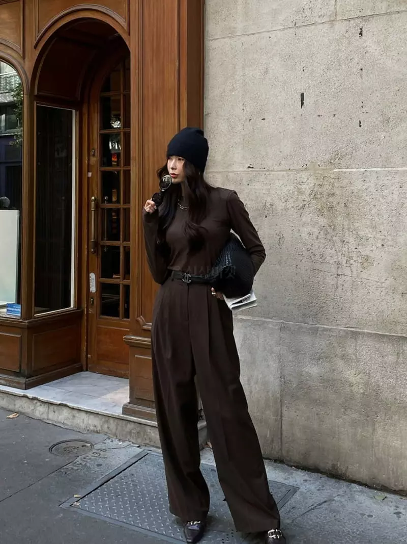 Liveaid - Korean Women Fashion - #romanticstyle - Flat Pants