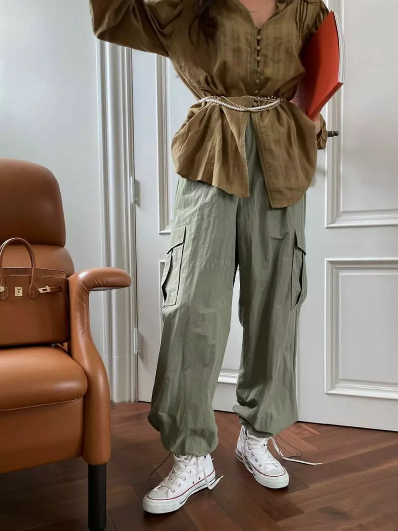 Liveaid - Korean Women Fashion - #shopsmall - Move Pocket Pants - 7