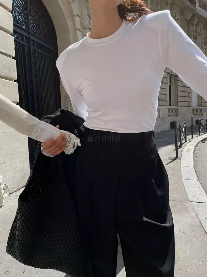 Liveaid - Korean Women Fashion - #thatsdarling - Mos Pad Tee - 9