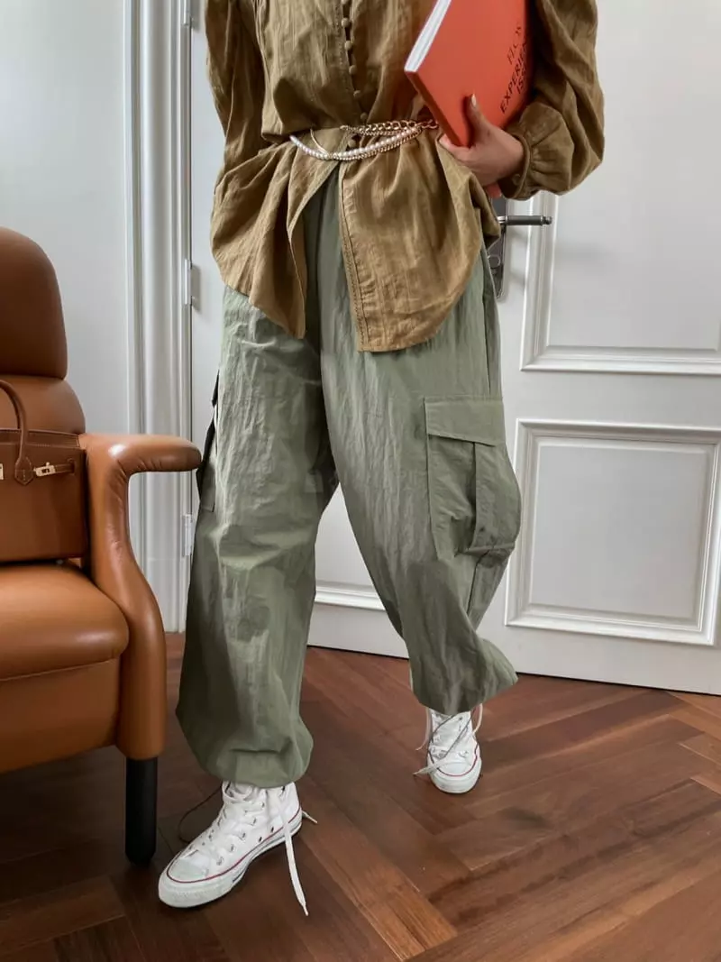 Liveaid - Korean Women Fashion - #thatsdarling - Move Pocket Pants - 8