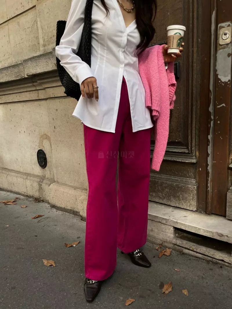 Liveaid - Korean Women Fashion - #vintagekidsstyle - Bijo Dyeing Pants - 9