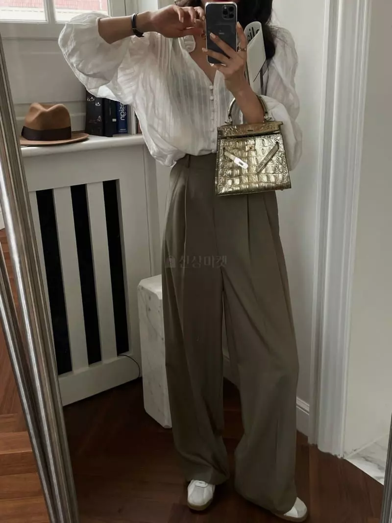 Liveaid - Korean Women Fashion - #womensfashion - Flat Pants - 12