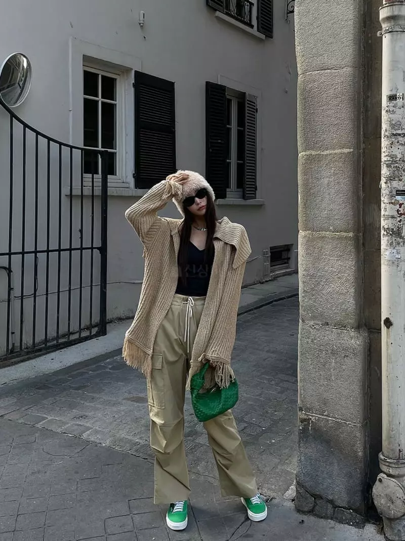Liveaid - Korean Women Fashion - #womensfashion - Fringe Cardigan - 5