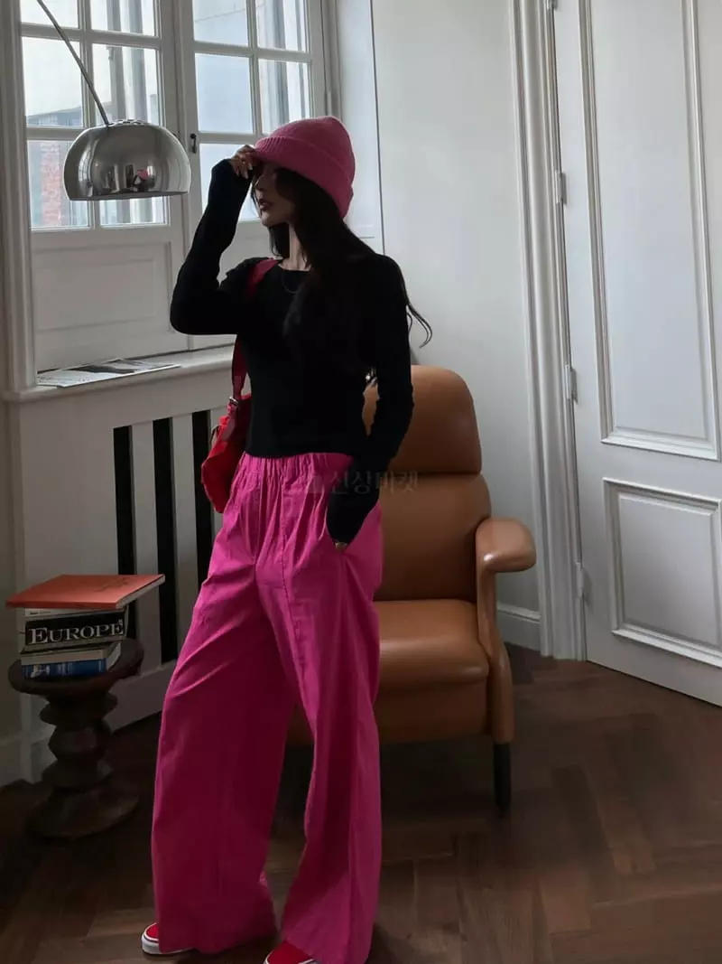 Liveaid - Korean Women Fashion - #momslook - Ford Pants - 4