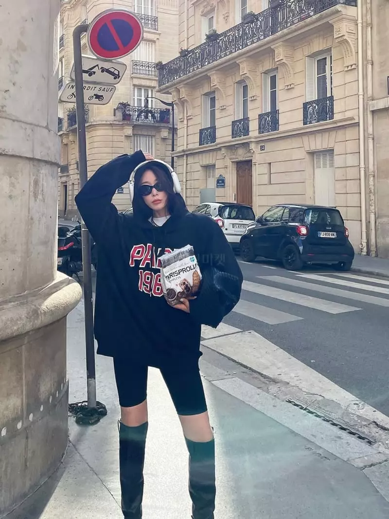 Liveaid - Korean Women Fashion - #womensfashion - Paris Hoody