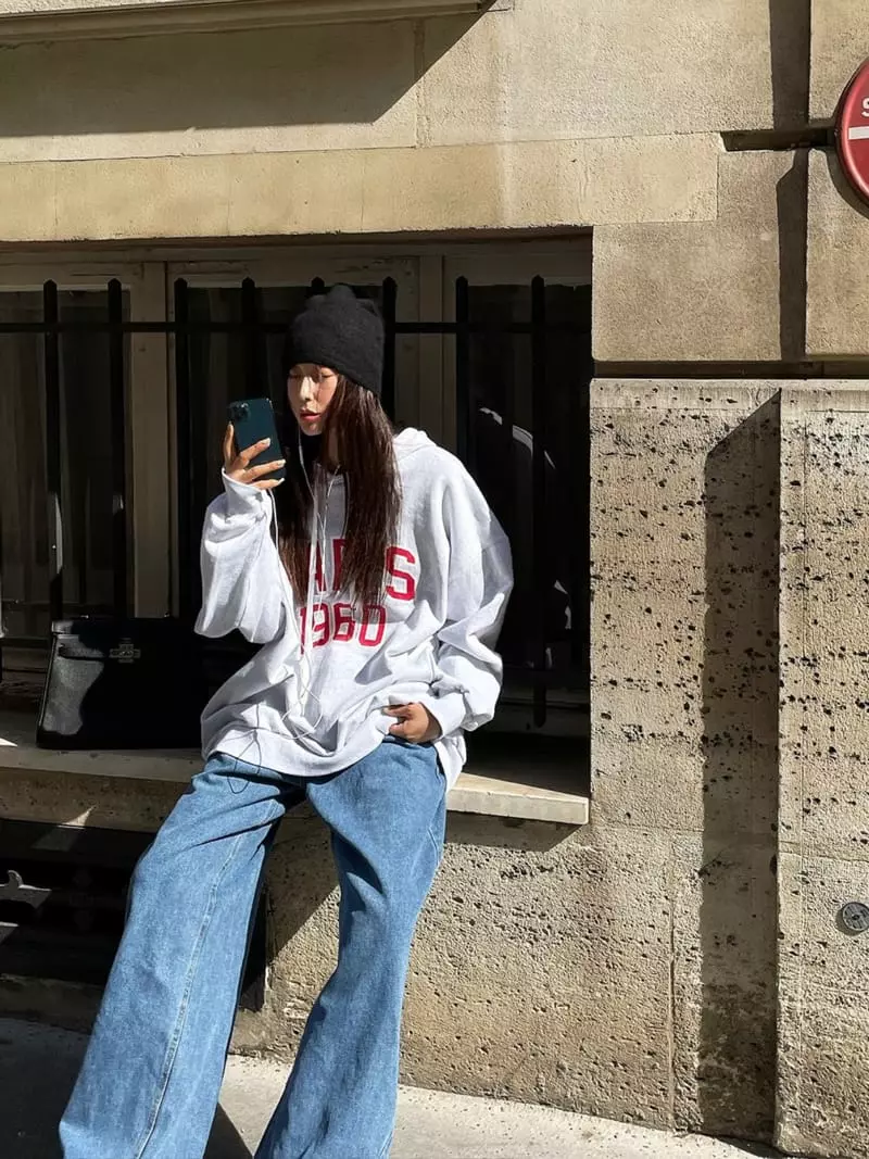 Liveaid - Korean Women Fashion - #womensfashion - Paris Hoody - 11